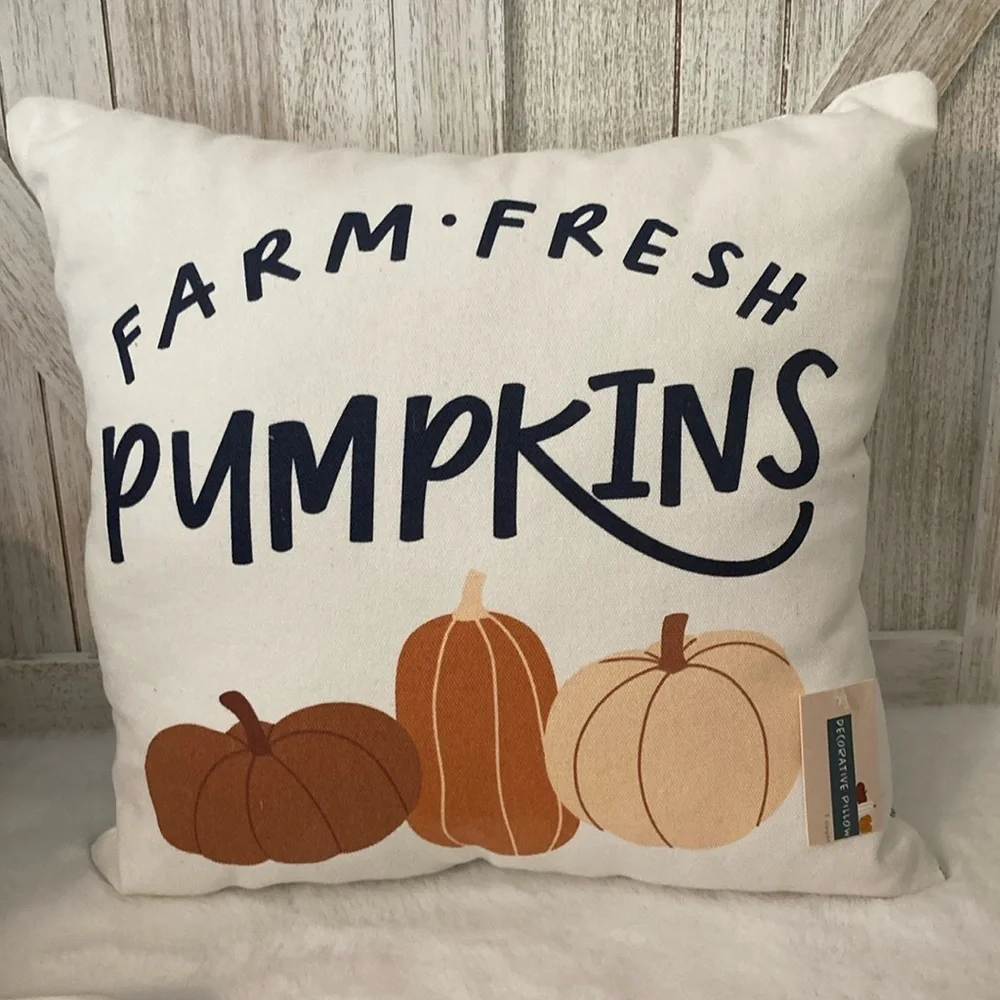 Target BP Farm Fresh Pumpkins Pillow